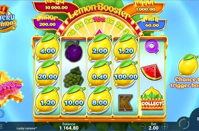 Lemon Casino omtale – skjermbilde fra nettsiden