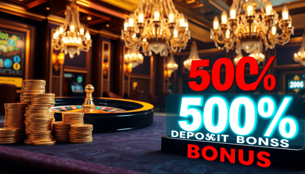 Beste 500 Deposit Bonus Casino – 500% Velkomstbonuser